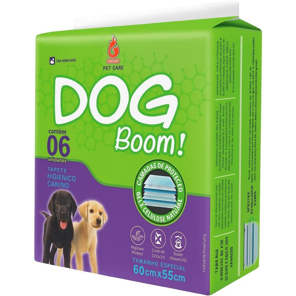 Tapete Higienico para Cães Dog Boom 60x655 c/30 Unidades (Envio Imediato)