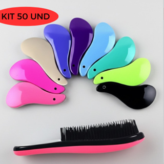 Kit 50 Escova Magica Para Cabelo com Cabo Para Desembaraçar Banho em Oferta na Shopee
