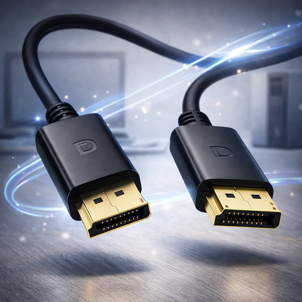 Cabo Displayport Dp 4K 120Hz Full HD Blindado Ultra Premium para PC Monitor TV P