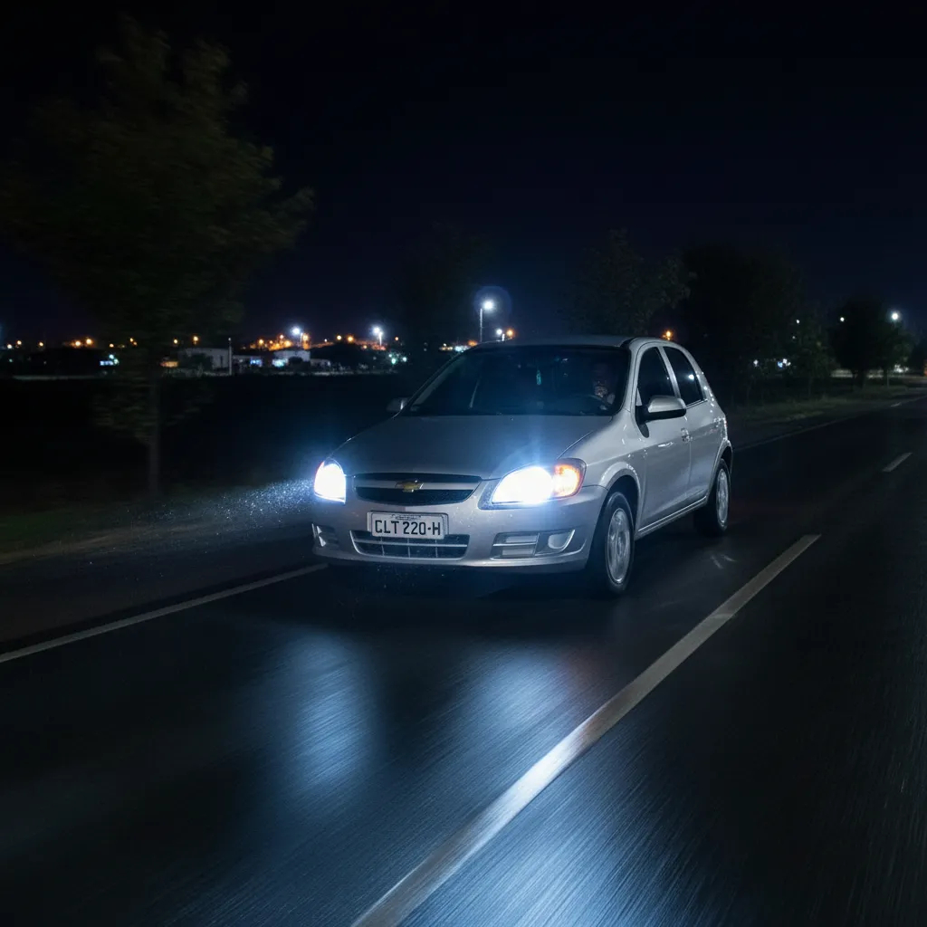 Par Lampada De Led Xenon H4 Moto Automotivo 8000k Cavalinho Para Celta Corsa Gol Onix Uno Creta Up — imagem 2 de 2