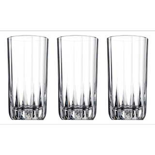 Conjunto 3 Copos De Vidros Altos 305ml Dara G4u Class Home Cor Transparente