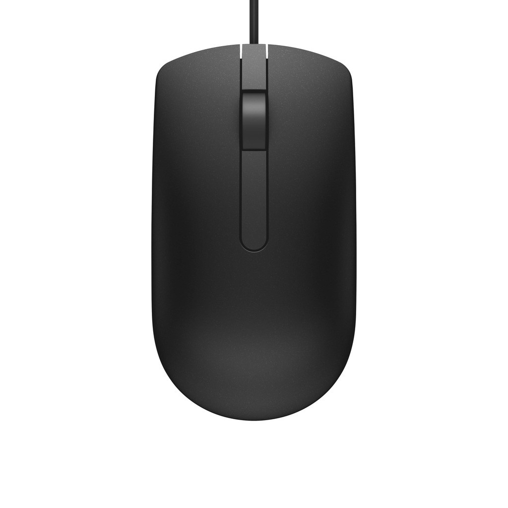 Mouse Óptico Dell, 1000 Dpi, Usb, Preto Com Fio - Ms116