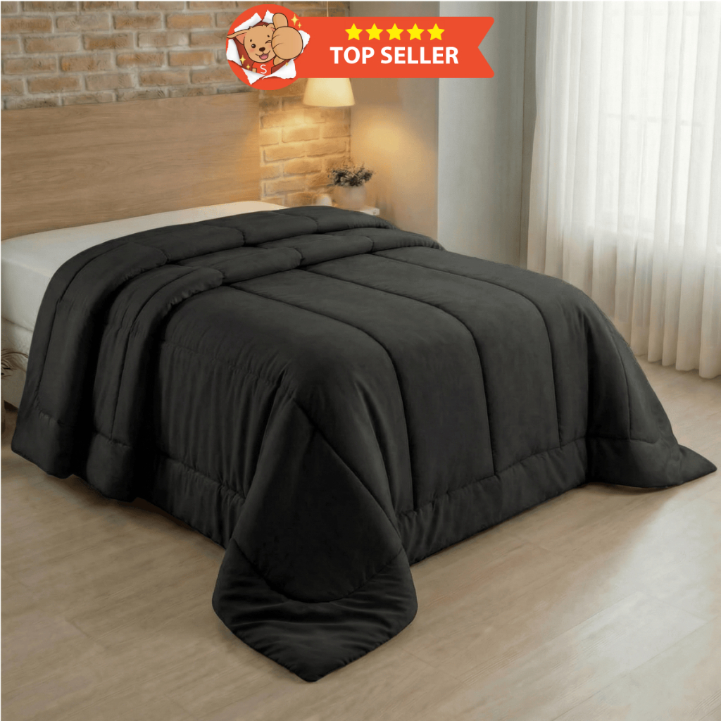 Edredom Casal 400 Fios Grosso Luxo Premium Conforto Térmico Macio Quentinho Ideal Para Inverno
