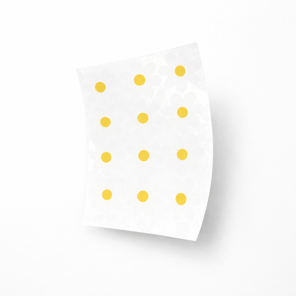 Adesivos de Parede Margaridas Infantil Para Quarto de Meninas Com 100 Unidades em Oferta na Shopee