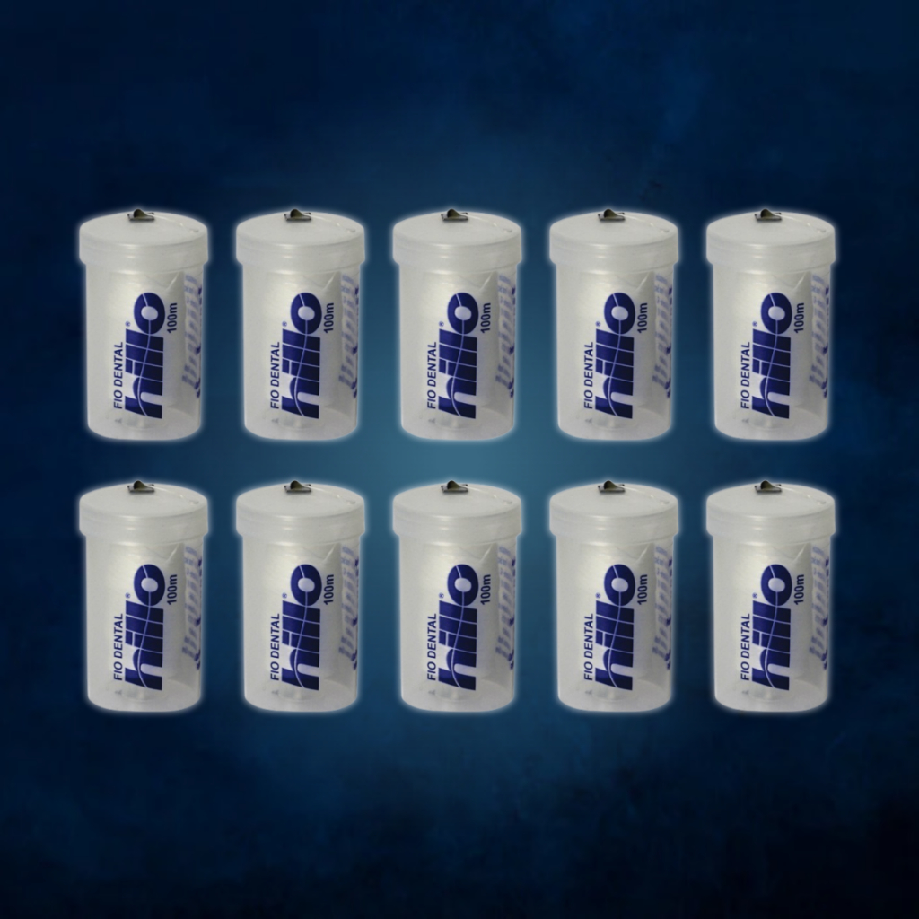 Kit 10 Fio Dental 100m - Hillo