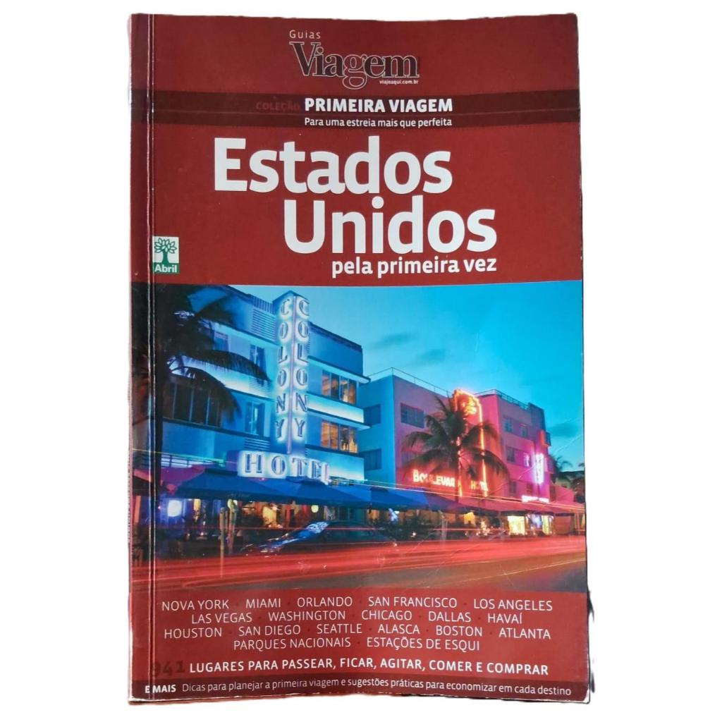 Livro Guia  Estados Unidos pela Primeira Vez; Marisa Adán Gil coord