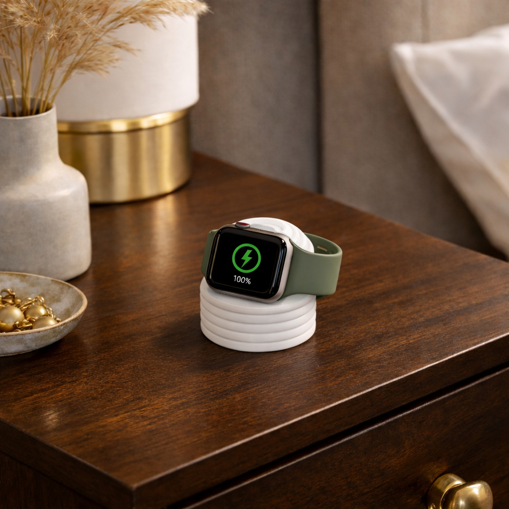 Suporte para Apple Watch Base MagSafe Organizador de Mesa