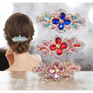 Presilha Para Cabelos Prendedor Grampo Strass Luxo brilho Decoração de Arco Clipe Casamento Festa Elegante em Oferta na Shopee