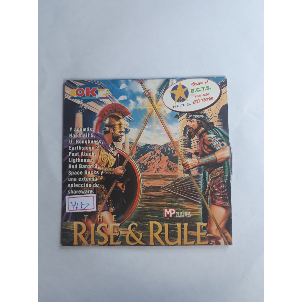 cd de jogo the rise & rule, fast atack, eartsiege 2, red baron 2, e+ 41d