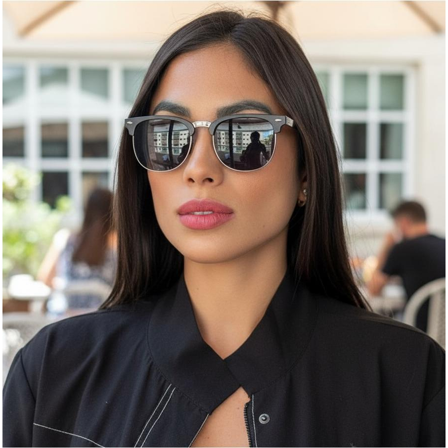 Óculos Gatinho Seven Feminino UV 400 Grande de Mulher de Sol Urbano Marca Original em Oferta na Shopee