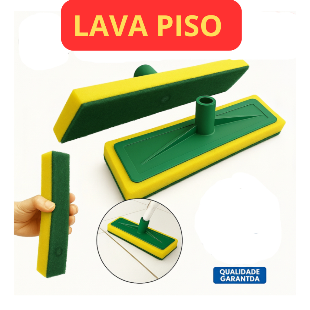 Lava Piso Rodo Esfregão Esponja Abrasiva Limpa Azulejo Piso Banheiro Cozinha limpeza piscina em Oferta na Shopee
