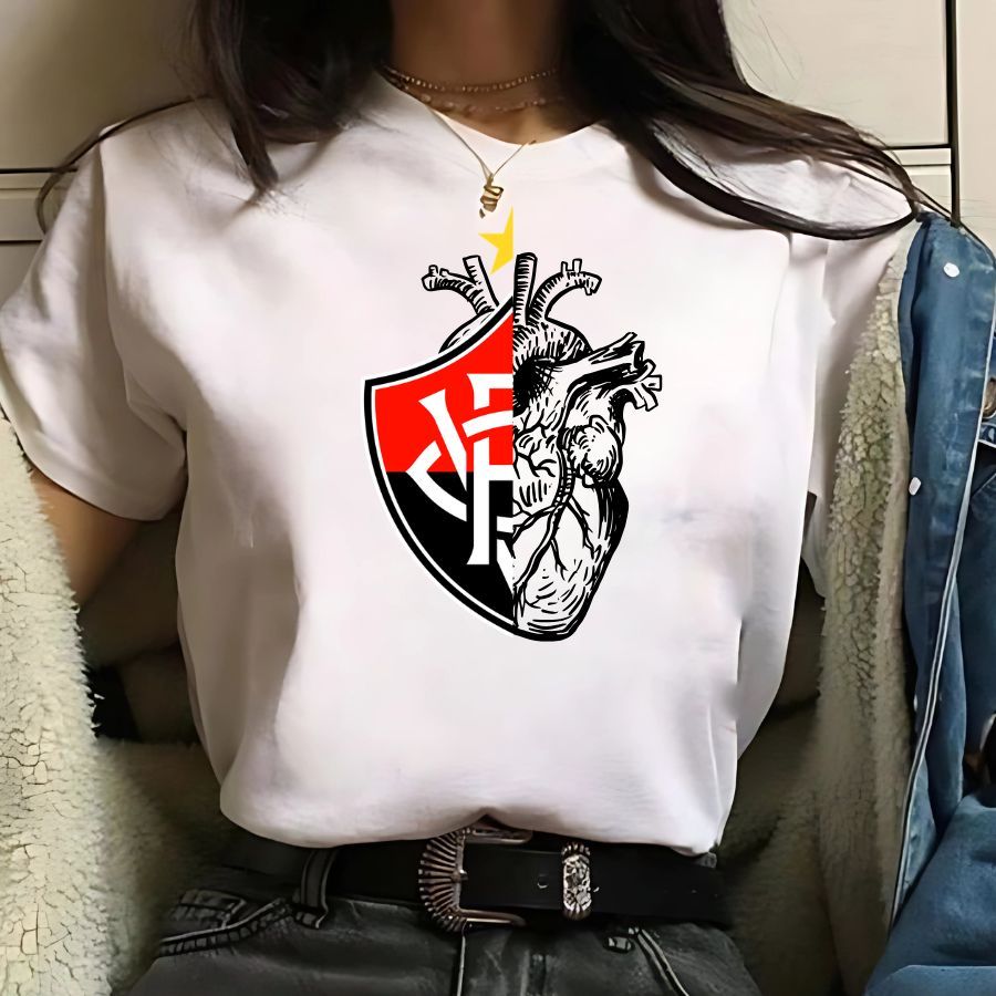 Camisa Do Vitoria Coraçao Alvinegro Bahiano Camiseta Do Leao Da Bahia