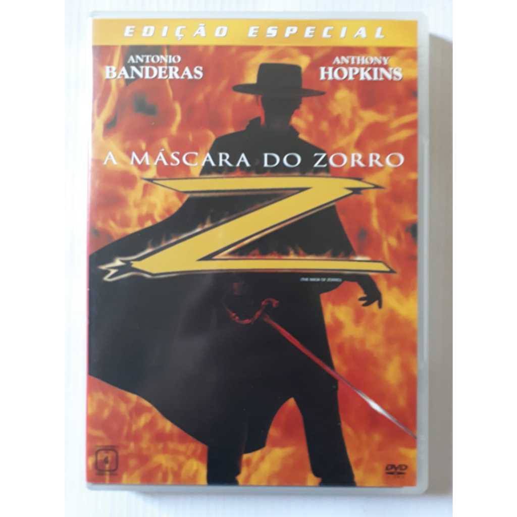 Dvd A Máscara do Zorro - Antonio Banderas - Com Encarte Interno - Original Usado