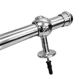 Varão de cortina Cromado 3,00 metros 28mm - Grosso D&E Decoração.