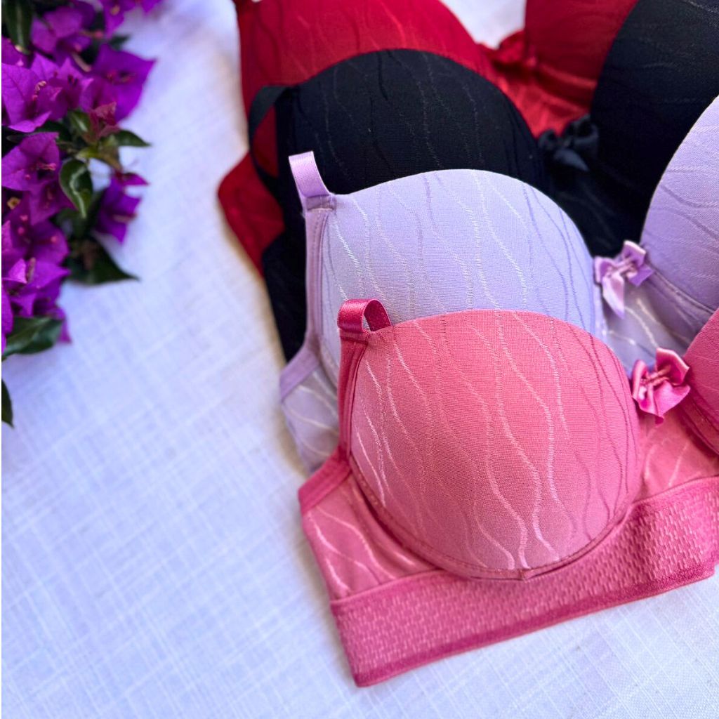 Kit Sutiã de Bojo Reforçado c/ Elástico Microfibra Poliamida Alça Ajustável