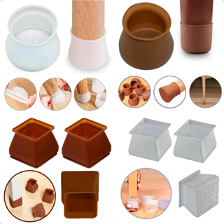 Kit 12 Protetor de Silicone para Pés de Cadeira Pés Pezinho quadrado em Oferta na Shopee