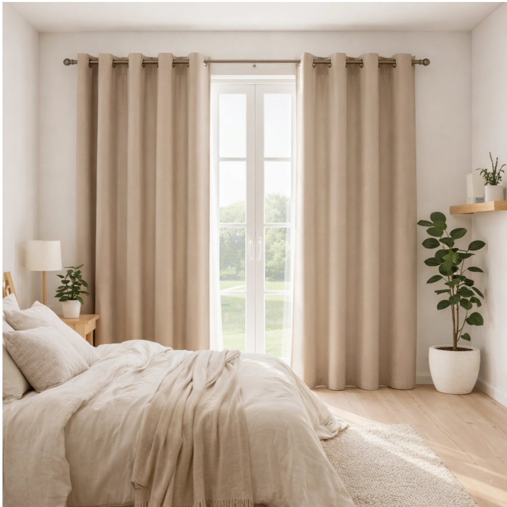 Cortina Blackout Para Quarto Sala Cozinha PVC Corta 100% Luz Solar 2,80 Largura X 2,30 Altura Grande