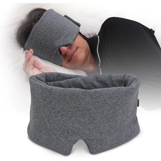 Máscara de Dormir PREMIUM 100% Blackout Ajustável, Confortável, Ideal para Viagem e Trabalho Noturno em Oferta na Shopee