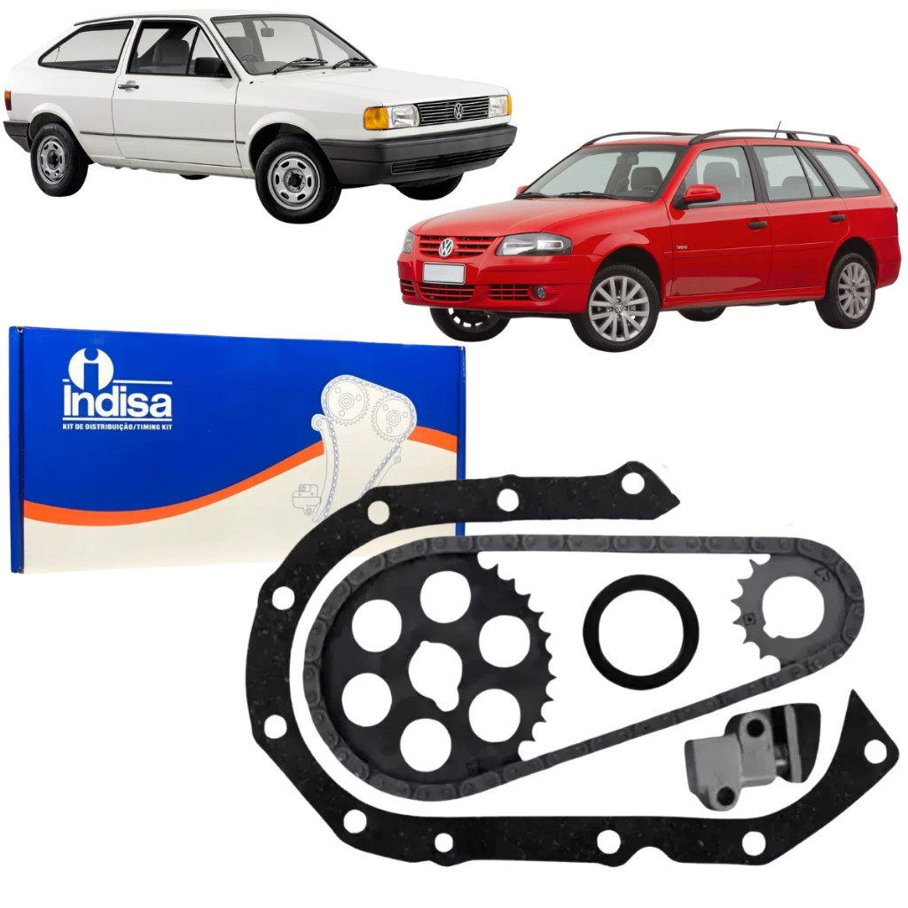 Kit de Distribuição para Volkswagen Gol Parati Voyage Saveiro Ford Escort Corcel Del Rey Motor CHT