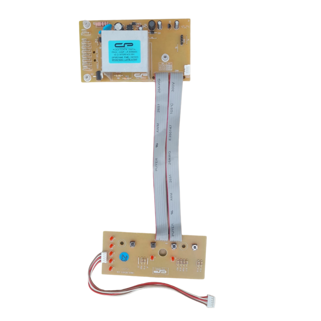 Placa  potencia  e Interface Compatível para Lavadora Brastemp BWB08A V2 W10474203  Bivolt