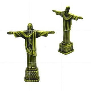 Cristo Redentor Miniatura Souvenir Rio De Janeiro De Metal