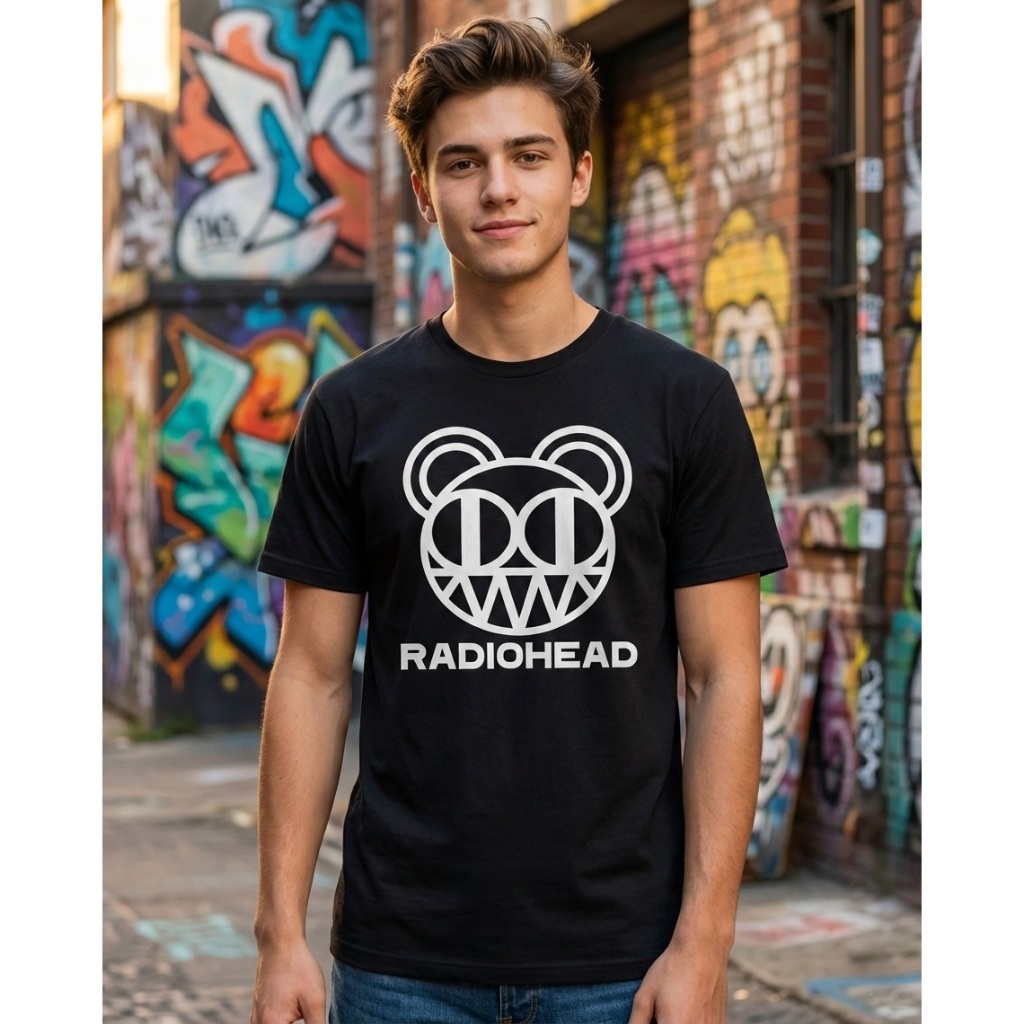 Camiseta Unissex - Lendas Do Rock - Radiohead - Premium