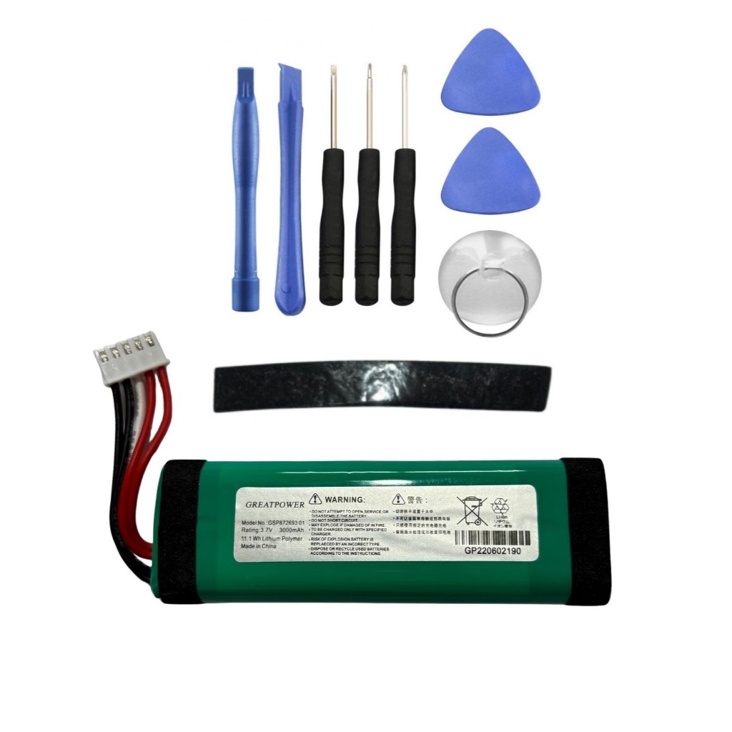Bateria caixa de som Flip 4 GSP873693 01 - 5 Fios - 1 ano de Garantia