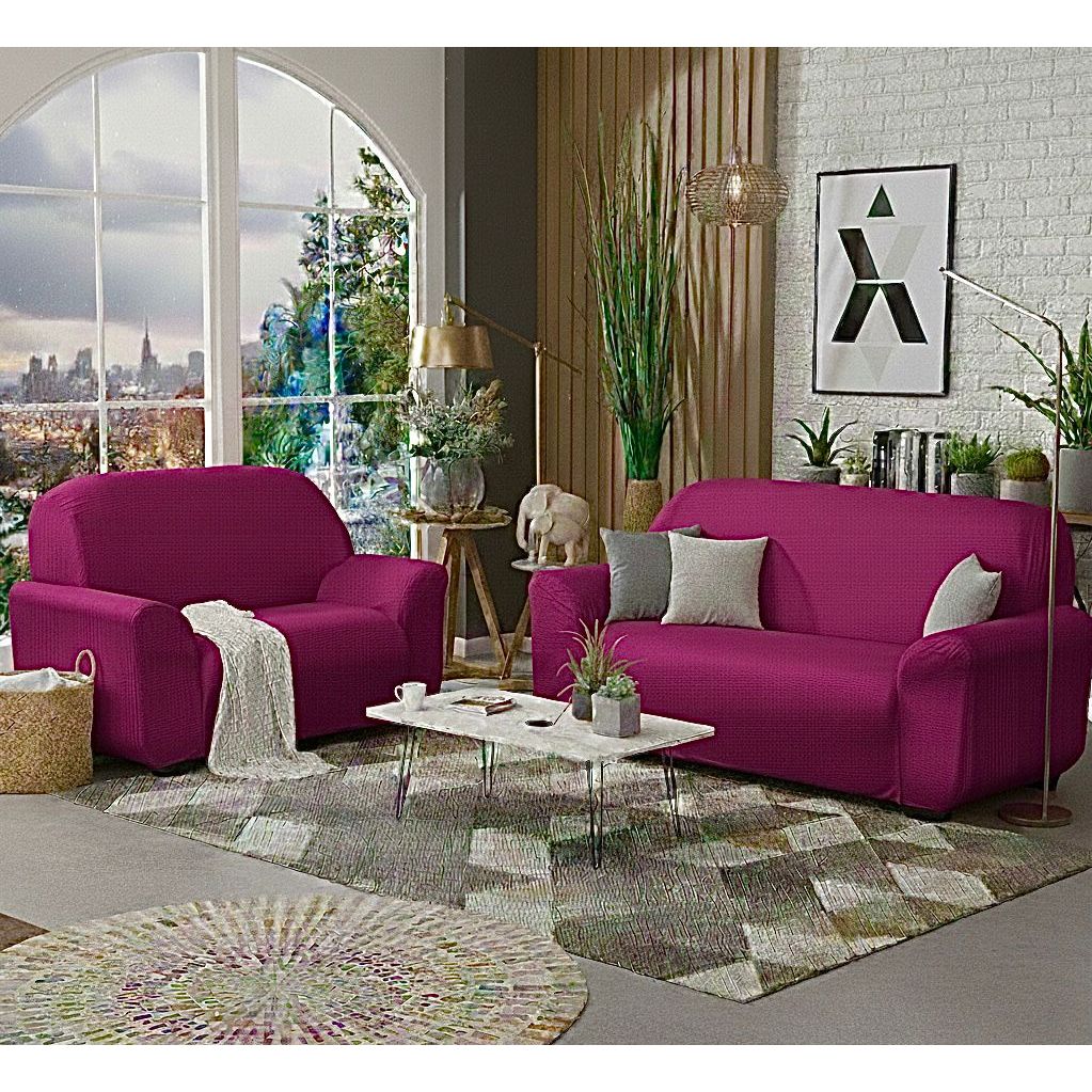 Jogo Capa de Sofá Coladinha 2 E 3 Lugares - PROMOÇÃO em Oferta na Shopee