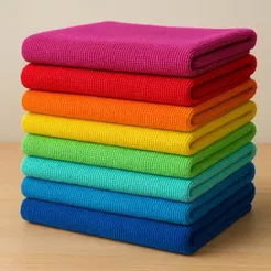 Kit 5 Panos Microfibra 40x60cm Alta Absorção Multiuso Limpeza Automotiva Casa Vidro Não Risca