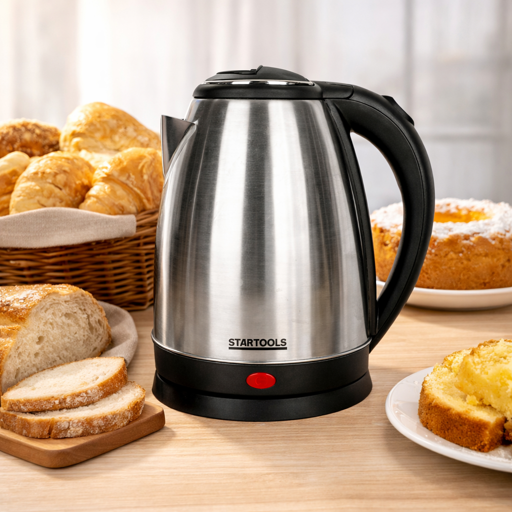 Chaleira Elétrica 2 Litros Inox 127V Jarra Aquecer Água Café Chá Rápida Automática em Oferta na Shopee