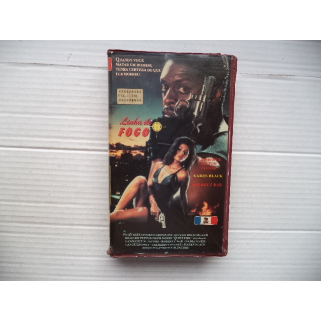 Fita Vhs Linha de Fogo Original Legendado Karen Black