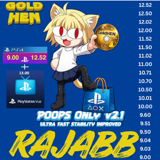 DISCO BDJ PS4 9 - 12.52/13 +VUE Rajabb AUTOLOADER JAIL DESBLOQUEIO POOPS / LAPSE GOLDHEN PLAYSTATION em Oferta na Shopee