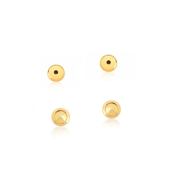 Tarraxa Tarracha Baby de Pressão Acessório para Brincos Banho Antialérgico