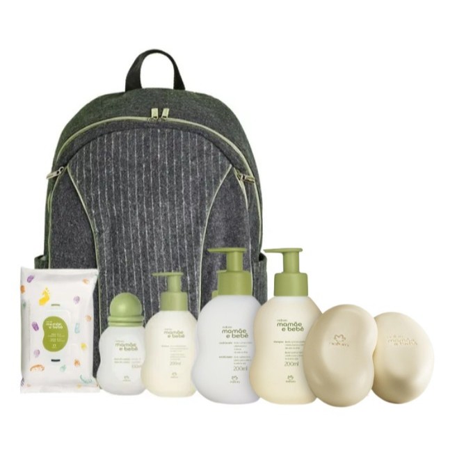 Natura Conjunto Presente Mochila com Trocador Mamãe e Bebê