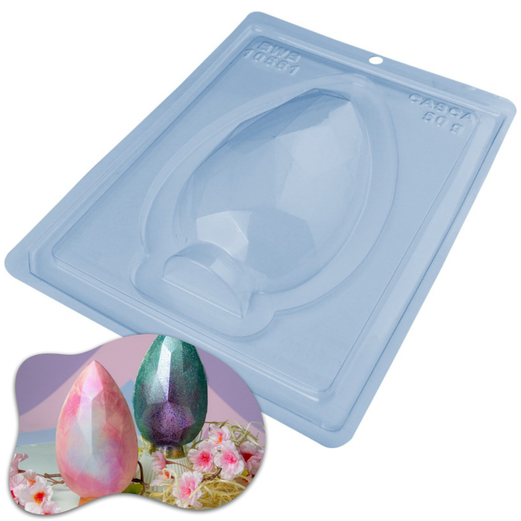 Forma Especial Ovo Lapidado com Base Código:10561 BWB  Profissional Páscoa em Oferta na Shopee