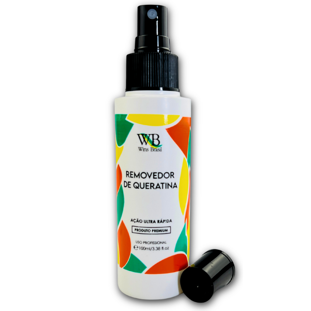 Removedor Fita Adesiva Queratina Cabelo Mega Hair Profissional Wins Brasil 100ml