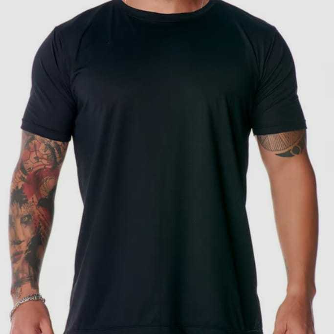 Camiseta Masculina Dry Fit Slim Básica Esportiva Treino Corrida Academia