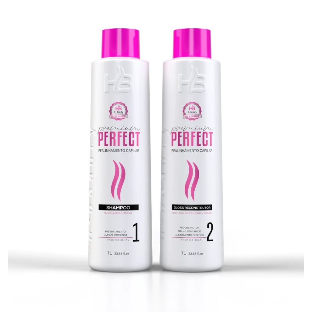 Progressiva Orgânica Perfect Premium Hbeauty 1L Profissional