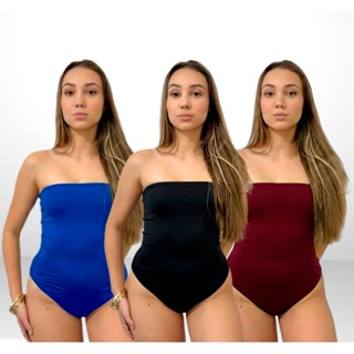 Body Feminino Tomara Que Caia Suplex Premium Tendência Verão em Oferta na Shopee