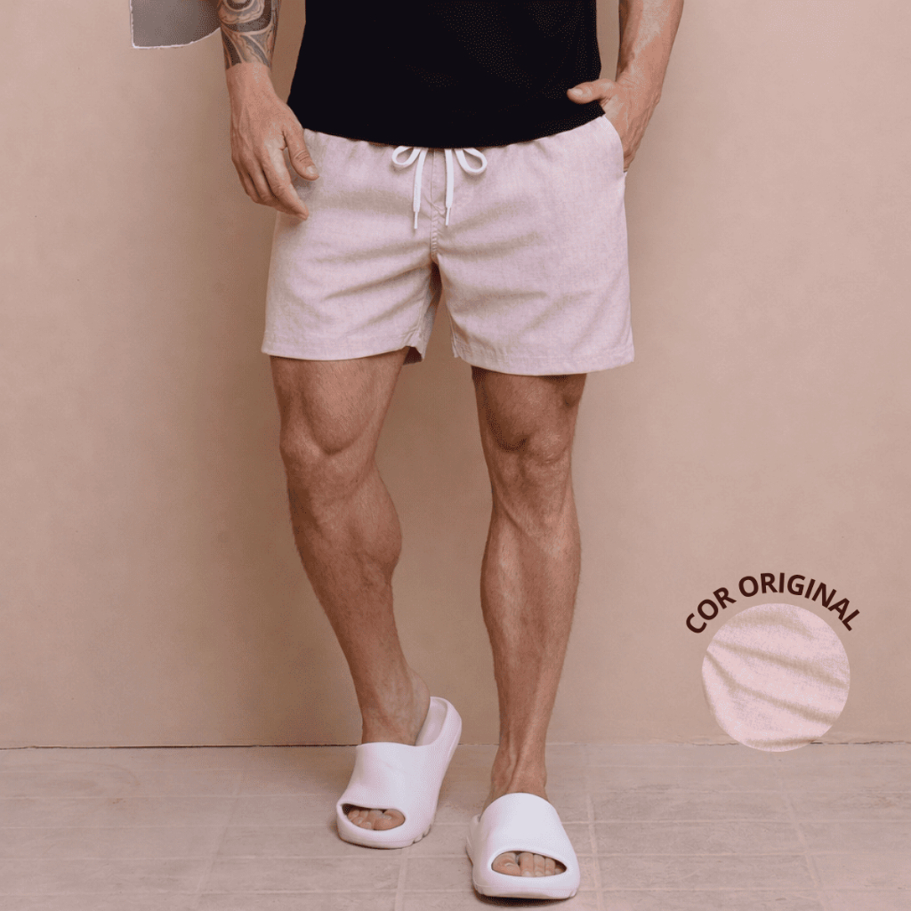 Short Bermuda Praia Masculino Mauricinho Treino Elastano Tactel Piscina Verão Premium