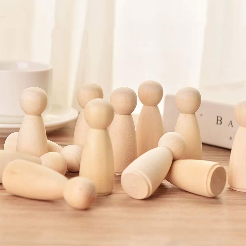 Kit 30 Bonecos (equilibrado) - Constelação Familiar  Sistêmica - Madeira - Artesanatos e usos Profissionais Educativos