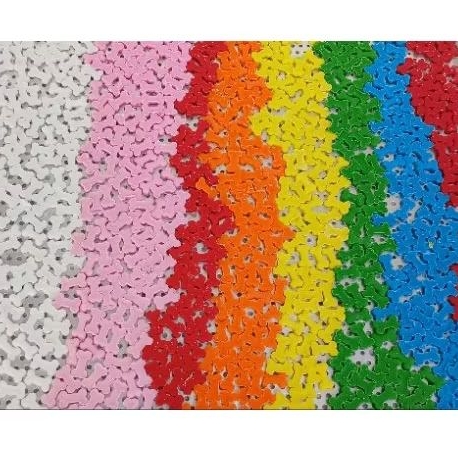 Osso de açúcar comestivel, ossinho patrulha canina mix de cores, PRONTA ENTREGA, SPRINKLES