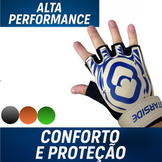 Par de Luva Futsal Adulto - Luva para Goleiro - Par de luva Meio Dedo em Oferta na Shopee