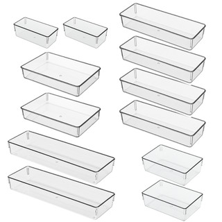 Kit 12  Organizador de Maquiagem, Geladeira e Gavetas Modular Acrílico Organizador de Acr…