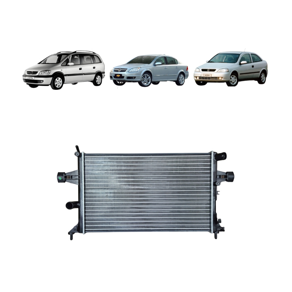 RADIADOR ASTRA ZAFIRA 1999 00 01 02 03 04 05 06 07 2008 VECTRA 2006 07 2008 MANUAL ORIGINAL VISCONDE