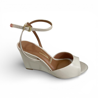 Sandália Feminina Anabela Vizzano Tamanco Tiras Finas Salto Baixo Confortável Casual Moda em Oferta na Shopee