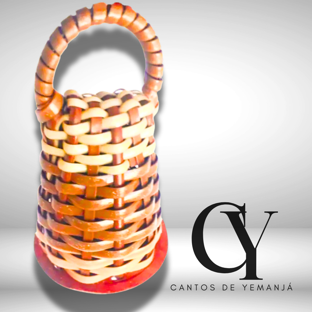 Caxixi em Palha Tranças - Uso Ritualístico e diversos Umbanda / Candomblé