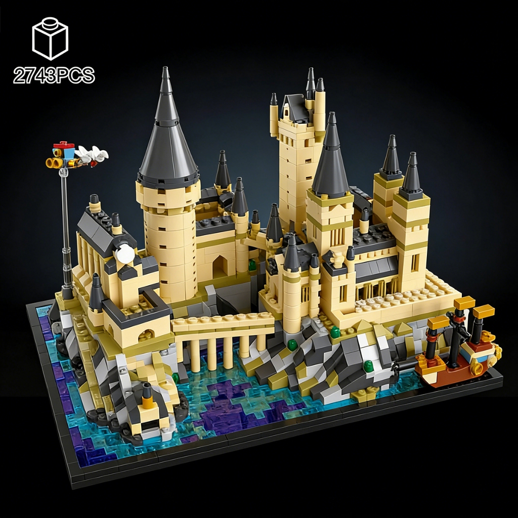2743pcs Harry Potter Hogwarts Castelo Building Blocks Educacional De Brinquedos Para Crianças em Oferta na Shopee