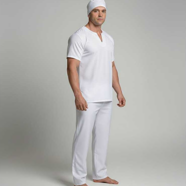 Conjunto Umbanda/Candomblé – Barato e Pronta Entrega. calça/camisa bata/calsulu ekete/filá