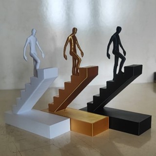 Escultura Caminho para o Sucesso Dourado/Branco/Preto | PLA | Decoração Motivacional Moderna p/ Escritório e Home Office em Oferta na Shopee